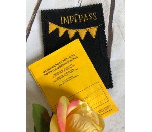 Stickserie - ITH Impfpasshülle in 2 Größen & je 2 Varianten